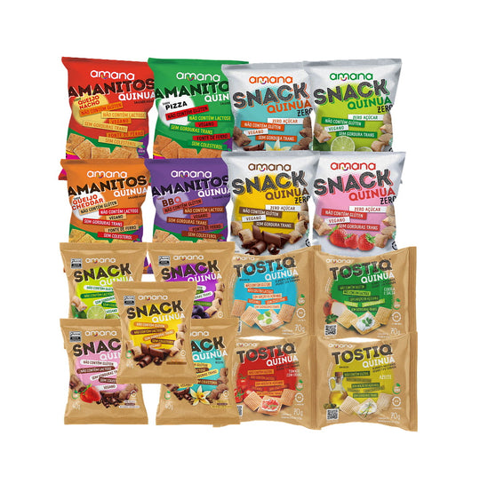 Combo 1 — Degustação completa, 17 unidades