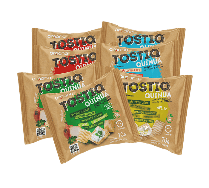 Combo 6 — Degustação 7 torradas TostiQ