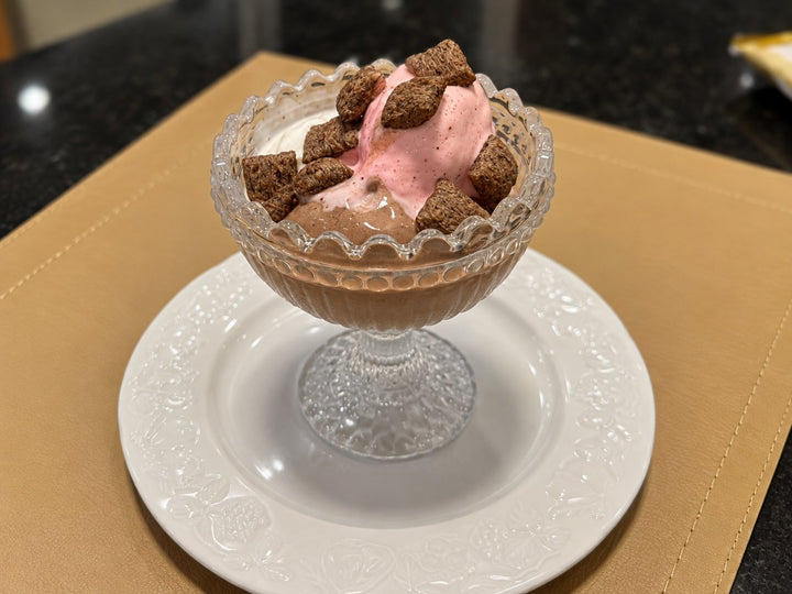 Topping gourmet desestruturado para sorvetes e cremes gelados