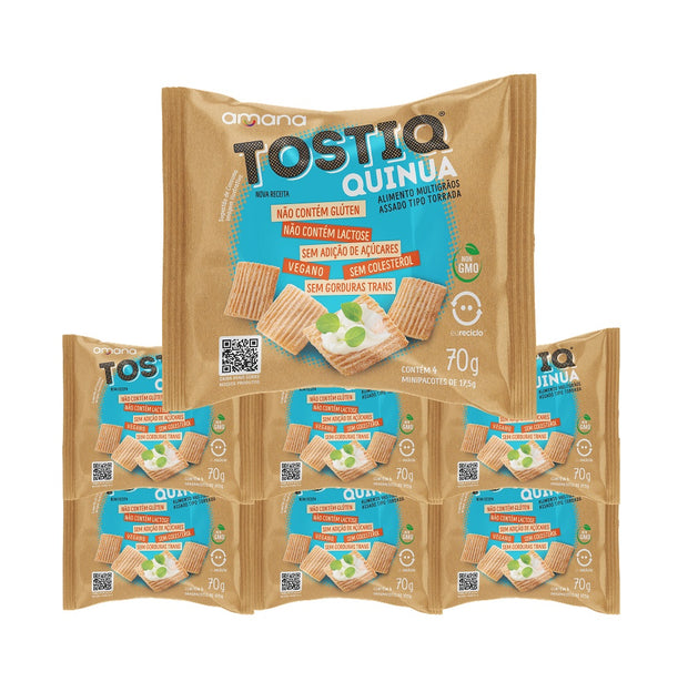 TostiQ Quinua Original Zero Açúcar — Pack c/ 7